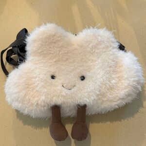 Jellycat Cloud Bag - Cream and Brown